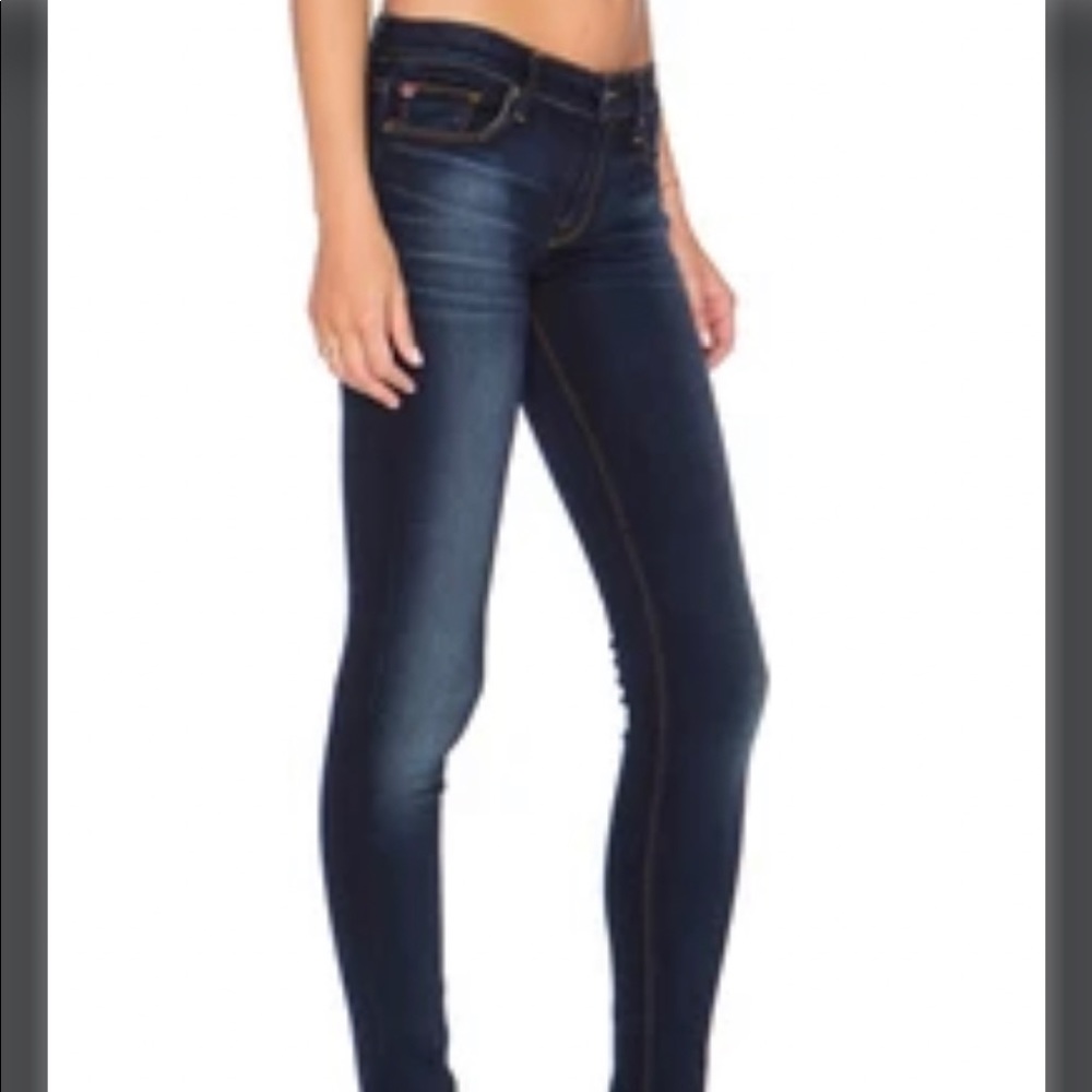 Hudson Kristen Dark Denim Skinny Jeans